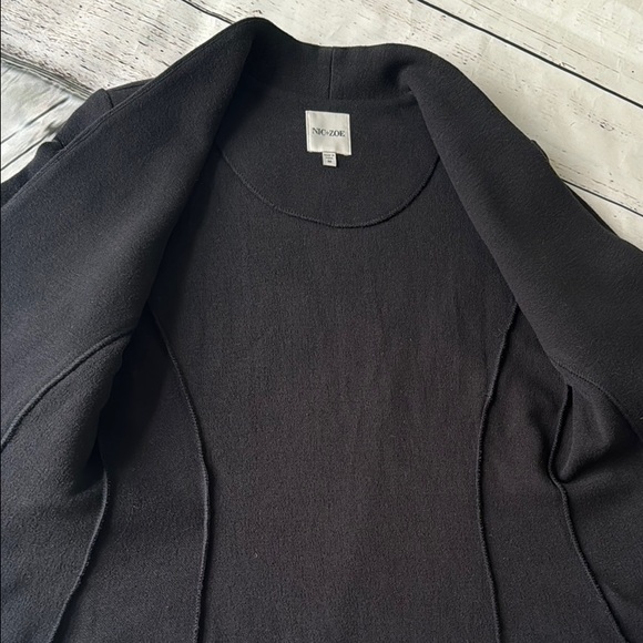 NIC+ZOE Black Blazer Jacket Size M - Picture 6 of 13